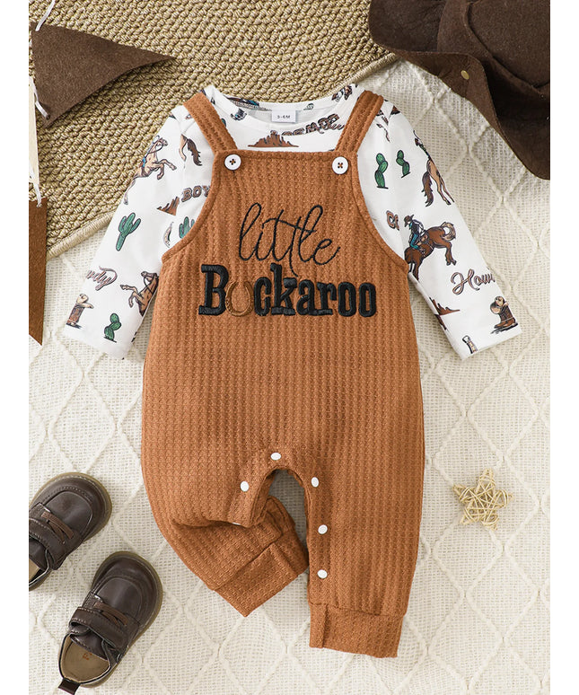 American Retro Western Two-Piece Set