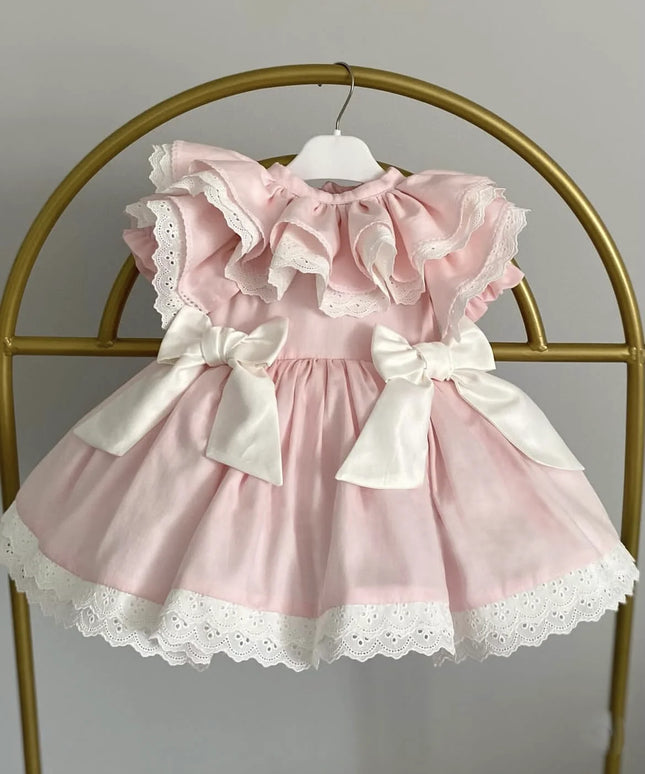 0-12Y Baby Girl Summer Custom Name Vintage