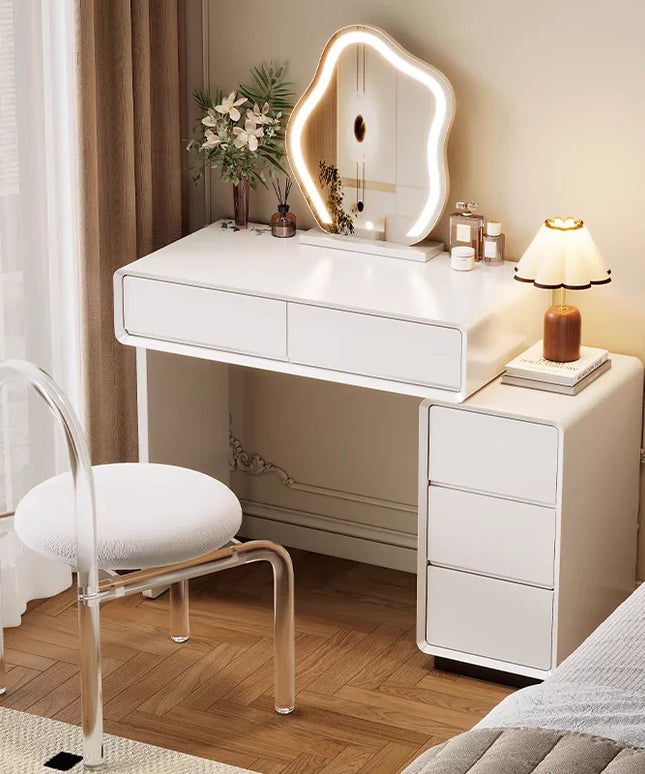 Bedroom Women Dressing Table Luxury Wood Storage