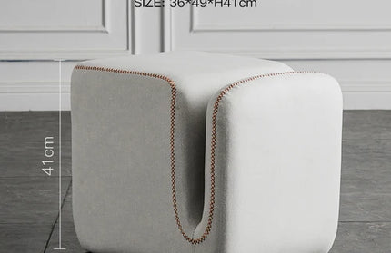Sofa Stool Makeup Sitting Pier Fabric Shoe Changing Stool