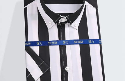 Summer new young men's striped