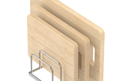 Kitchen Cabinet Organize Tray and Chopping Board Rack -