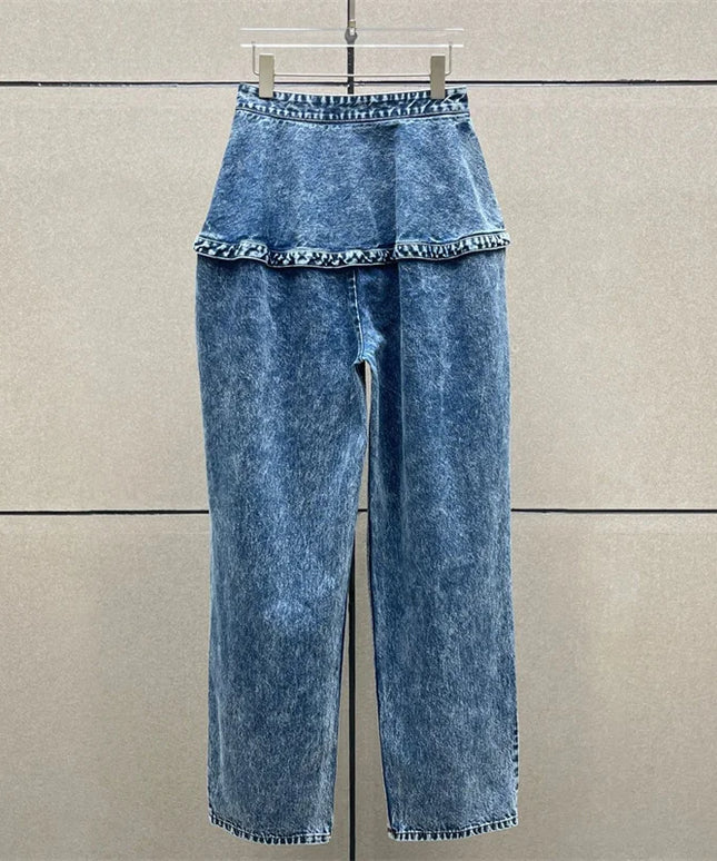 Pure cotton straight leg