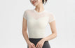 M / Ivory white [integrated breast pad]