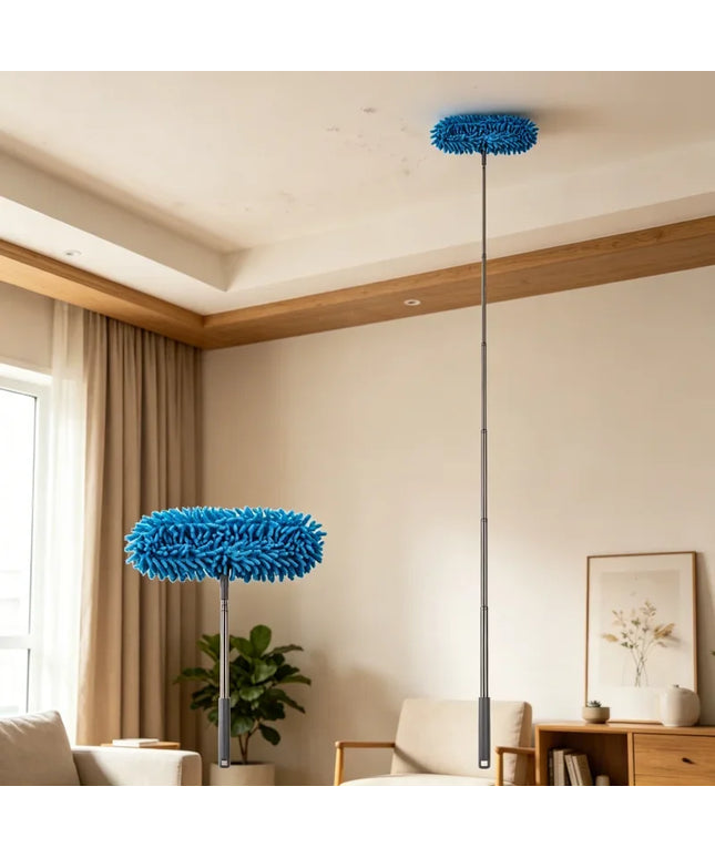 Chenille Duster Retractable High Altitude Cleaning Brush Flexible Ceiling Fan Dust Remover