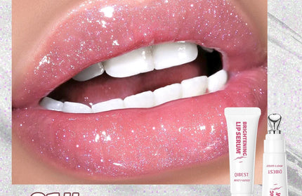 QIBEST Mirror Pearl Lipgloss Long Lasting Moisturizing Lipstick.