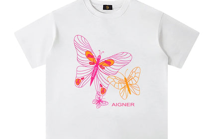 Girls Letter Print Summer T-Shirt