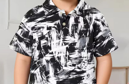 Children's Striped Polo Shirt Boy