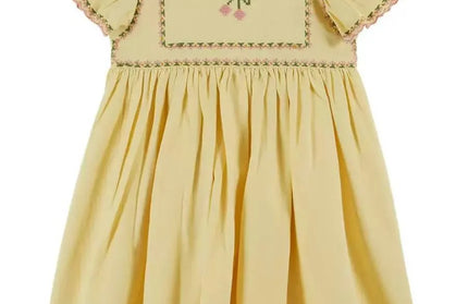 Embroidered Flower Flying Sleeve