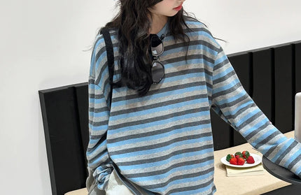 Girls Striped Spring T-Shirt
