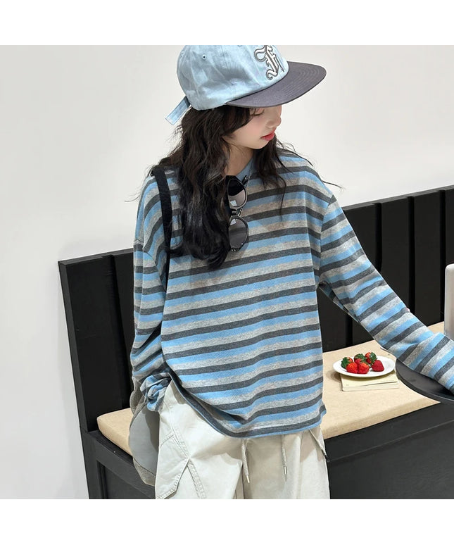Girls Striped Spring T-Shirt