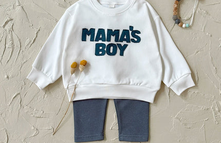 2026 Baby Boy Clothes MAMA'S BOY Sets