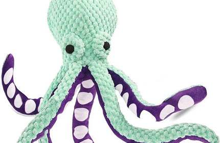 Pet plush octopus toy