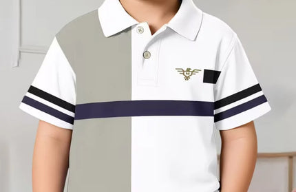 Children's Striped Polo Shirt Boy