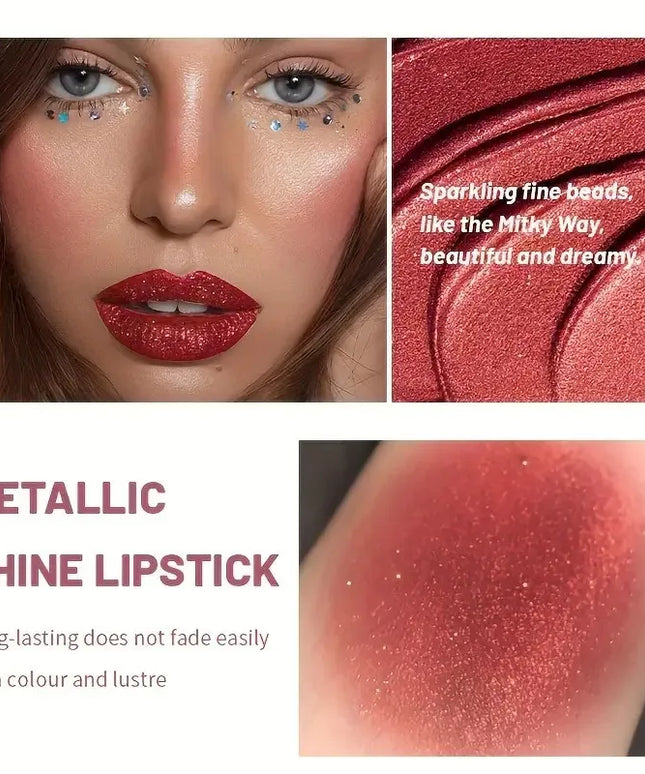 Pearlescent lipstick