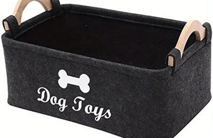 Felt pet toy box