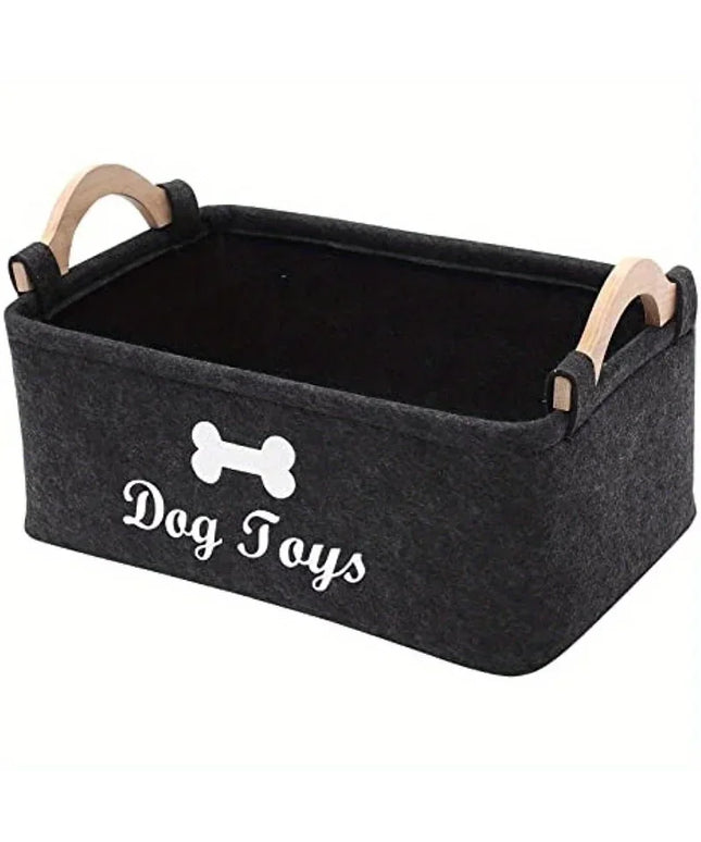 Felt pet toy box