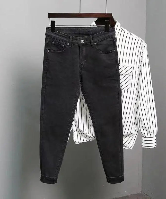 Wear Stretch Elastic Retro Casual