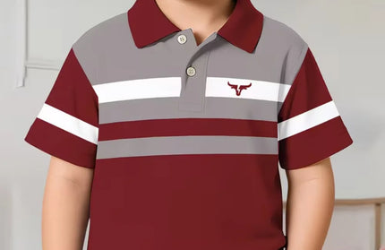 Children's Striped Polo Shirt Boy