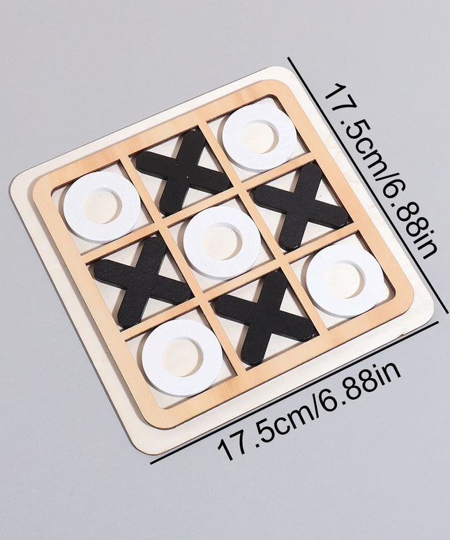1 set of XO three-in-a-row tic-tac-toe