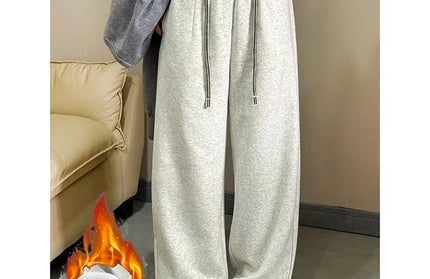 High Waist Plush Trousers