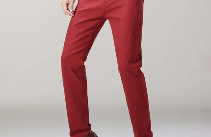 Men's Jeans Pure White Fashion
