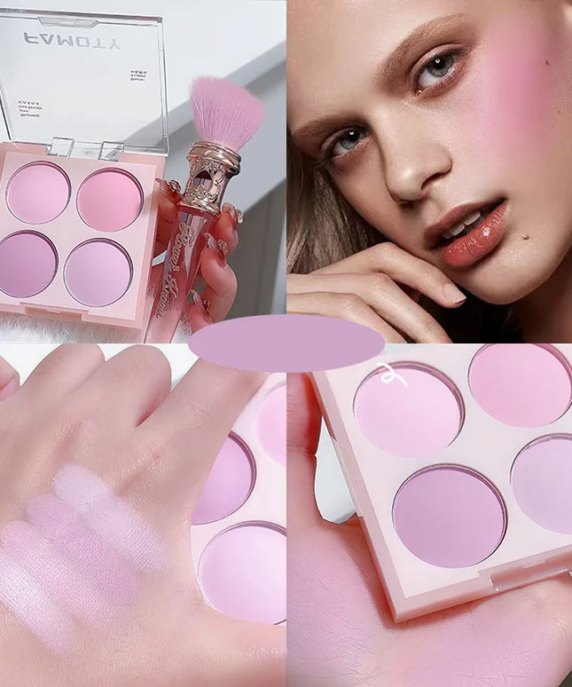 4 Colors Blush Powder Face Makeup