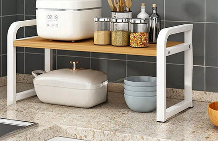 Layered Shelves Countertop Cabinets