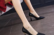 Black (Heel 8cm) / 34
