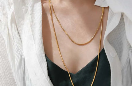 Double Layer Snake Chains