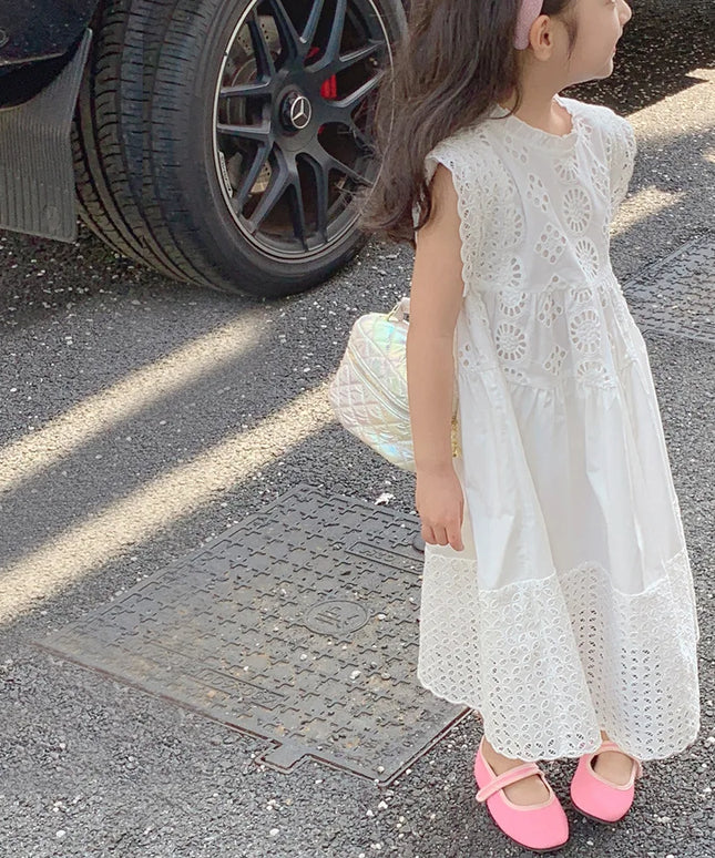 Lace White Summer Dress