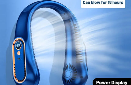 Neck Bladeless Fan Mini Ultra Long Life Portable Lazy Silent Fan Usb Charging
