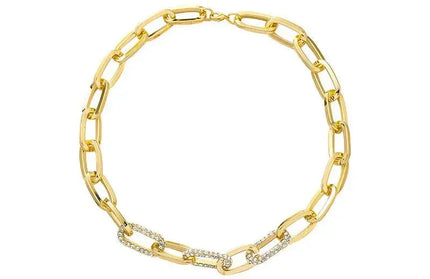 New metal thick chain necklace