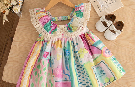 Dress for 0-2 Years Graffiti Style