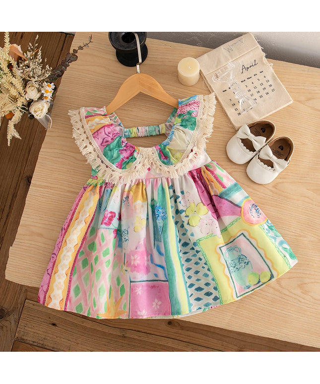 Dress for 0-2 Years Graffiti Style