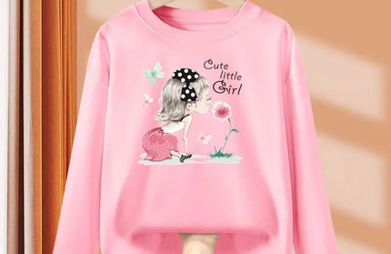 Girls Cartoon Autumn Long Sleeve T-Shirt