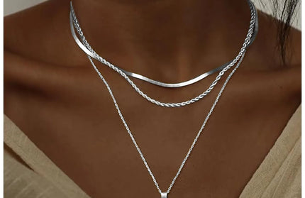 Three Layers Chain Neckalce