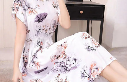 Boho Floral Women's Summer Dress Bohemian Trend Outfits Casual Beach Dresses