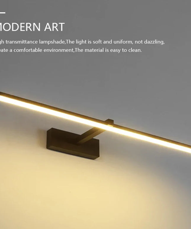 Modern Bathroom 100cm Mirror-front Lamp Led wall Light