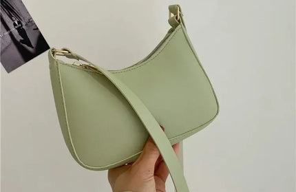 Retro Solid Color PU Leather