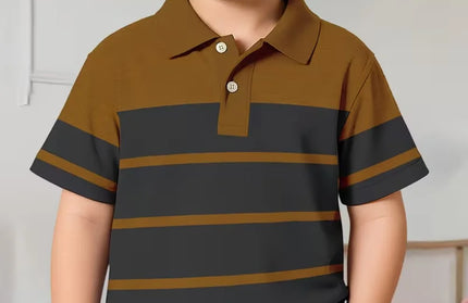 Children's Striped Polo Shirt Boy