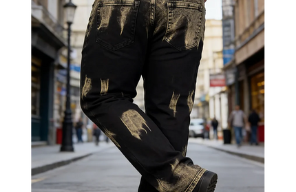 European and American men's jeans