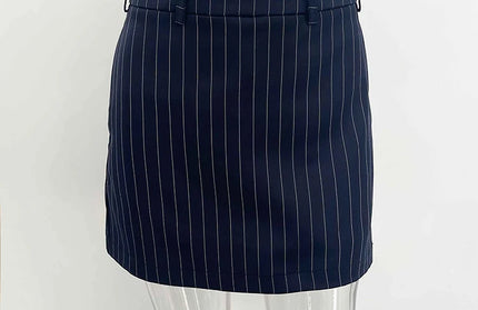 TARUXY Striped Print V-neck