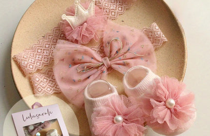 3 Pcs Baby Girl Accessories Set