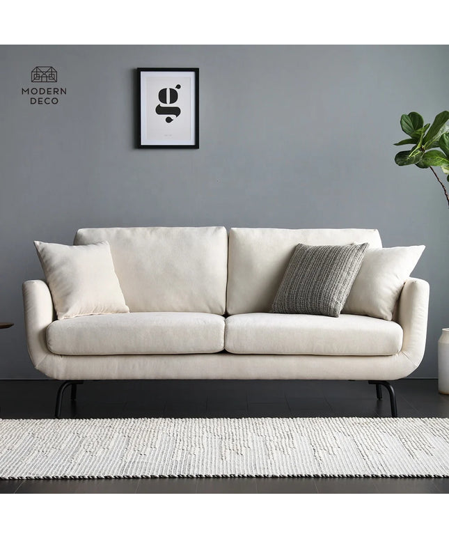 Fabric Living Room 2 Seater Modern Sofa