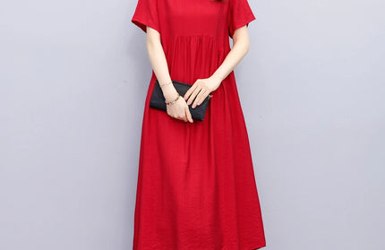 New Casual Dress O-Neck Dresses