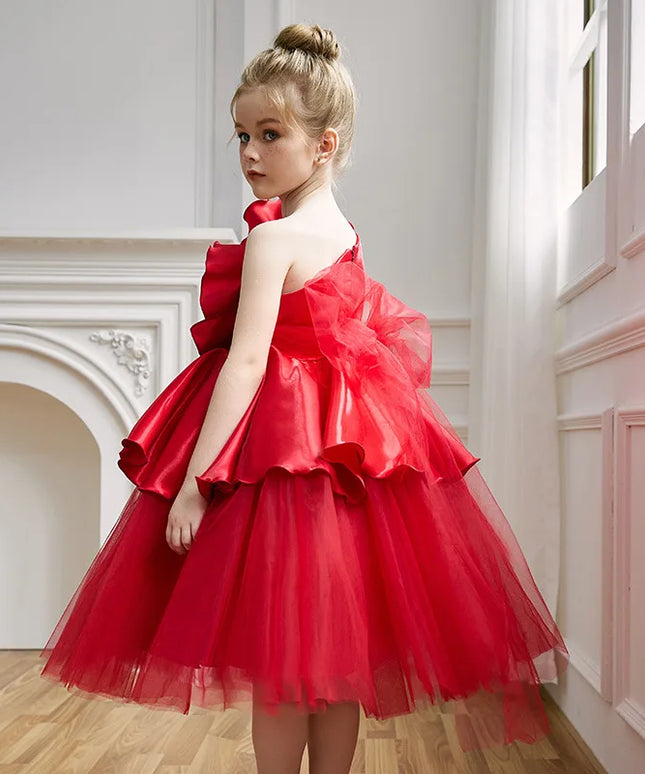 Red Flower Princess Dress