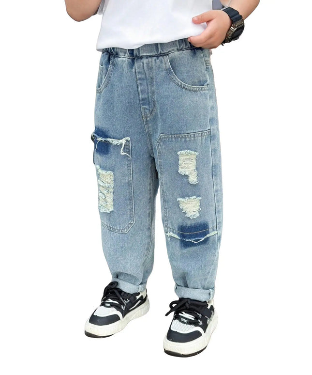 Loose-fitting casual jeans