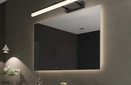 Bathroom Mirror Front Wall Lamp Waterproof Anti-fog Retractable Sconce