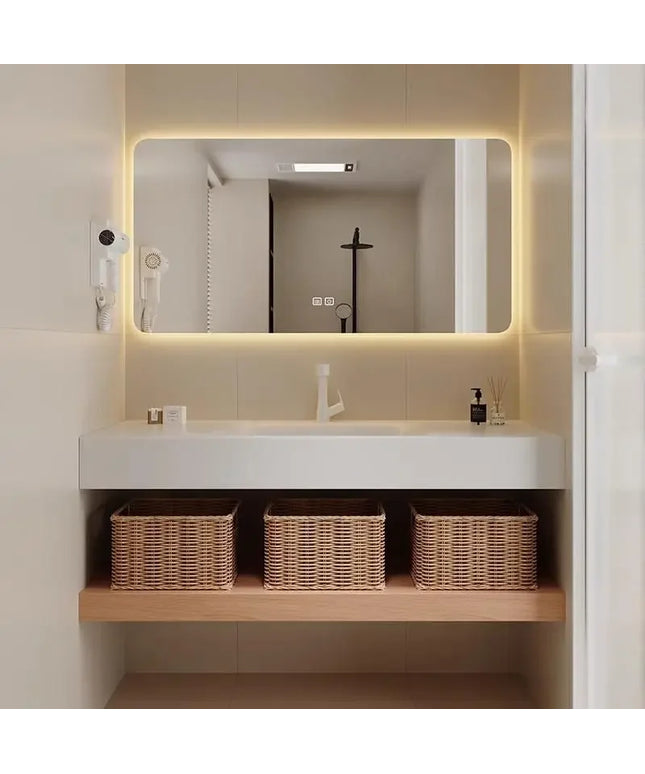 Bathroom Cabinet Slab Hot Bending Integrated Basin